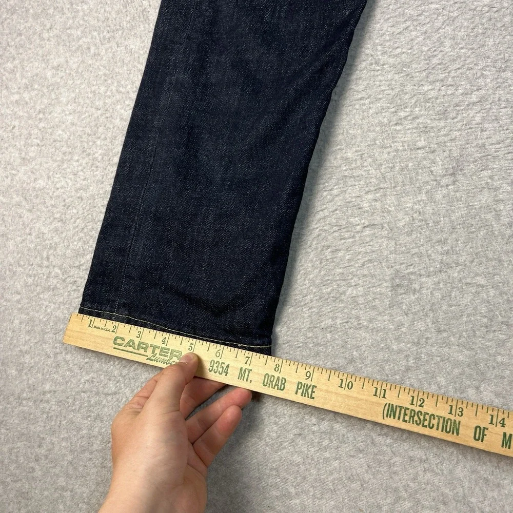 Polo Ralph Lauren Jeans Mens 38x32 Blue Sullivan Slim Dark Denim Indigo Logo